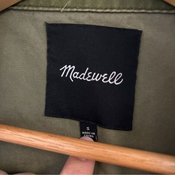 Madewell Catskills Army Green Military Utility Jacket Size Small - Picture 4 of 10